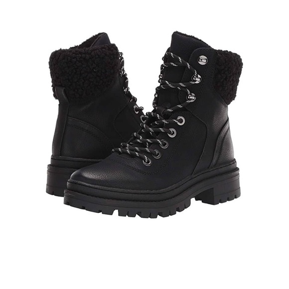 Steve Madden Keystone Boot faux fur lace up ✅ - Picture 3 of 10